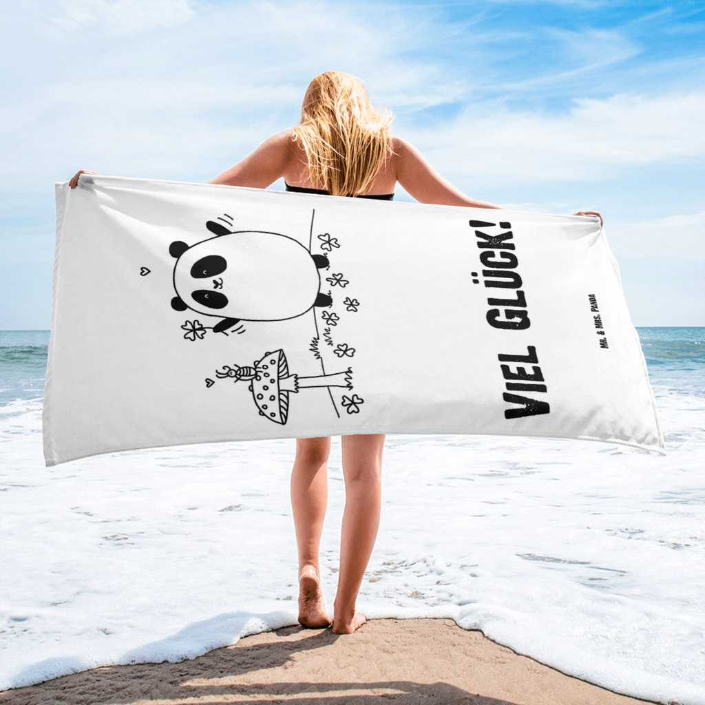 XL Badehandtuch Easy & Peasy Viel Glück  Handtuch, Badetuch, Duschtuch, Strandtuch, Saunatuch  