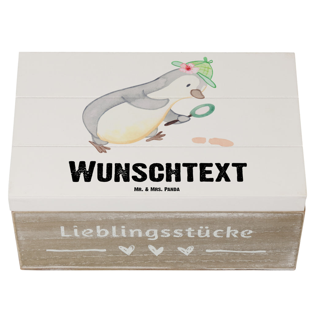 Personalisierte Holzkiste Detektivin mit Herz Holzkiste mit Namen, Kiste mit Namen, Schatzkiste mit Namen, Truhe mit Namen, Schatulle mit Namen, Erinnerungsbox mit Namen, Erinnerungskiste, mit Namen, Dekokiste mit Namen, Aufbewahrungsbox mit Namen, Holzkiste Personalisiert, Kiste Personalisiert, Schatzkiste Personalisiert, Truhe Personalisiert, Schatulle Personalisiert, Erinnerungsbox Personalisiert, Erinnerungskiste Personalisiert, Dekokiste Personalisiert, Aufbewahrungsbox Personalisiert, Beruf, Ausbildung, Jubiläum, Abschied, Rente, Kollege, Kollegin, Geschenk, Schenken, Arbeitskollege, Mitarbeiter, Firma, Danke, Dankeschön, Detektivin, Ermittlerin, Agentin, Privatdetektei, Berufsdetektivin, Wirtschaftsdetektei, Detektivausbildung, Spurensuche