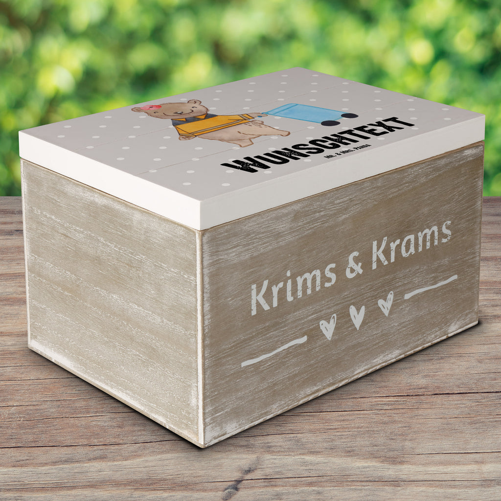 Personalisierte Holzkiste Müllwerkerin mit Herz Holzkiste mit Namen, Kiste mit Namen, Schatzkiste mit Namen, Truhe mit Namen, Schatulle mit Namen, Erinnerungsbox mit Namen, Erinnerungskiste, mit Namen, Dekokiste mit Namen, Aufbewahrungsbox mit Namen, Holzkiste Personalisiert, Kiste Personalisiert, Schatzkiste Personalisiert, Truhe Personalisiert, Schatulle Personalisiert, Erinnerungsbox Personalisiert, Erinnerungskiste Personalisiert, Dekokiste Personalisiert, Aufbewahrungsbox Personalisiert, Beruf, Ausbildung, Jubiläum, Abschied, Rente, Kollege, Kollegin, Geschenk, Schenken, Arbeitskollege, Mitarbeiter, Firma, Danke, Dankeschön, Müllwerkerin, Fachkraft Kreislauf- und Abfallwirtschaft, Müllentsorgerin, Kehrichtfrau, Müllfrau, Müllfahreriin