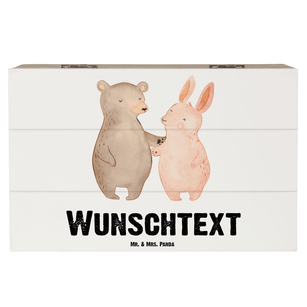 Personalisierte Holzkiste Bär Hase Umarmen Holzkiste mit Namen, Kiste mit Namen, Schatzkiste mit Namen, Truhe mit Namen, Schatulle mit Namen, Erinnerungsbox mit Namen, Erinnerungskiste, mit Namen, Dekokiste mit Namen, Aufbewahrungsbox mit Namen, Holzkiste Personalisiert, Kiste Personalisiert, Schatzkiste Personalisiert, Truhe Personalisiert, Schatulle Personalisiert, Erinnerungsbox Personalisiert, Erinnerungskiste Personalisiert, Dekokiste Personalisiert, Aufbewahrungsbox Personalisiert, Liebe, Partner, Freund, Freundin, Ehemann, Ehefrau, Heiraten, Verlobung, Heiratsantrag, Liebesgeschenk, Jahrestag, Hocheitstag, Freunde, bester Freund, Hase, Bär, Bärchen, best friends