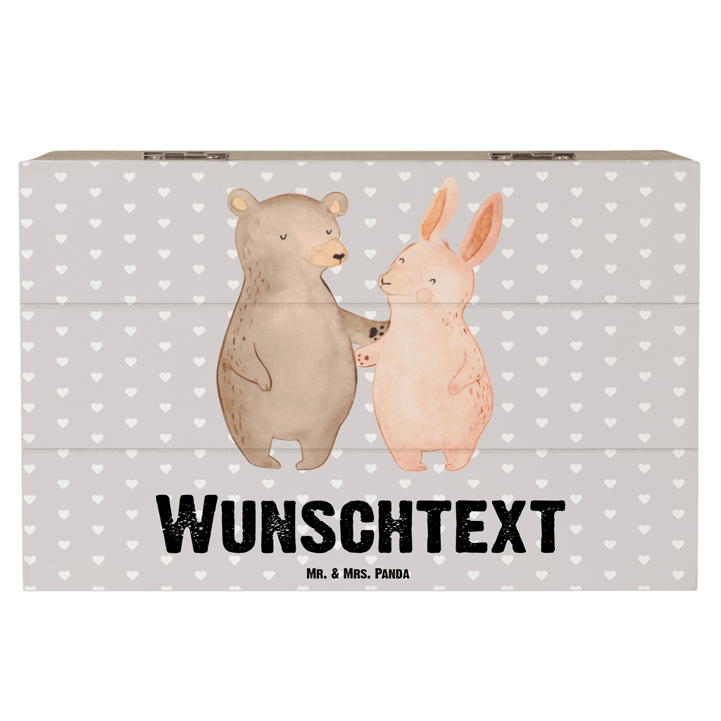 Personalisierte Holzkiste Bär Hase Umarmen Holzkiste mit Namen, Kiste mit Namen, Schatzkiste mit Namen, Truhe mit Namen, Schatulle mit Namen, Erinnerungsbox mit Namen, Erinnerungskiste, mit Namen, Dekokiste mit Namen, Aufbewahrungsbox mit Namen, Holzkiste Personalisiert, Kiste Personalisiert, Schatzkiste Personalisiert, Truhe Personalisiert, Schatulle Personalisiert, Erinnerungsbox Personalisiert, Erinnerungskiste Personalisiert, Dekokiste Personalisiert, Aufbewahrungsbox Personalisiert, Liebe, Partner, Freund, Freundin, Ehemann, Ehefrau, Heiraten, Verlobung, Heiratsantrag, Liebesgeschenk, Jahrestag, Hocheitstag, Freunde, bester Freund, Hase, Bär, Bärchen, best friends