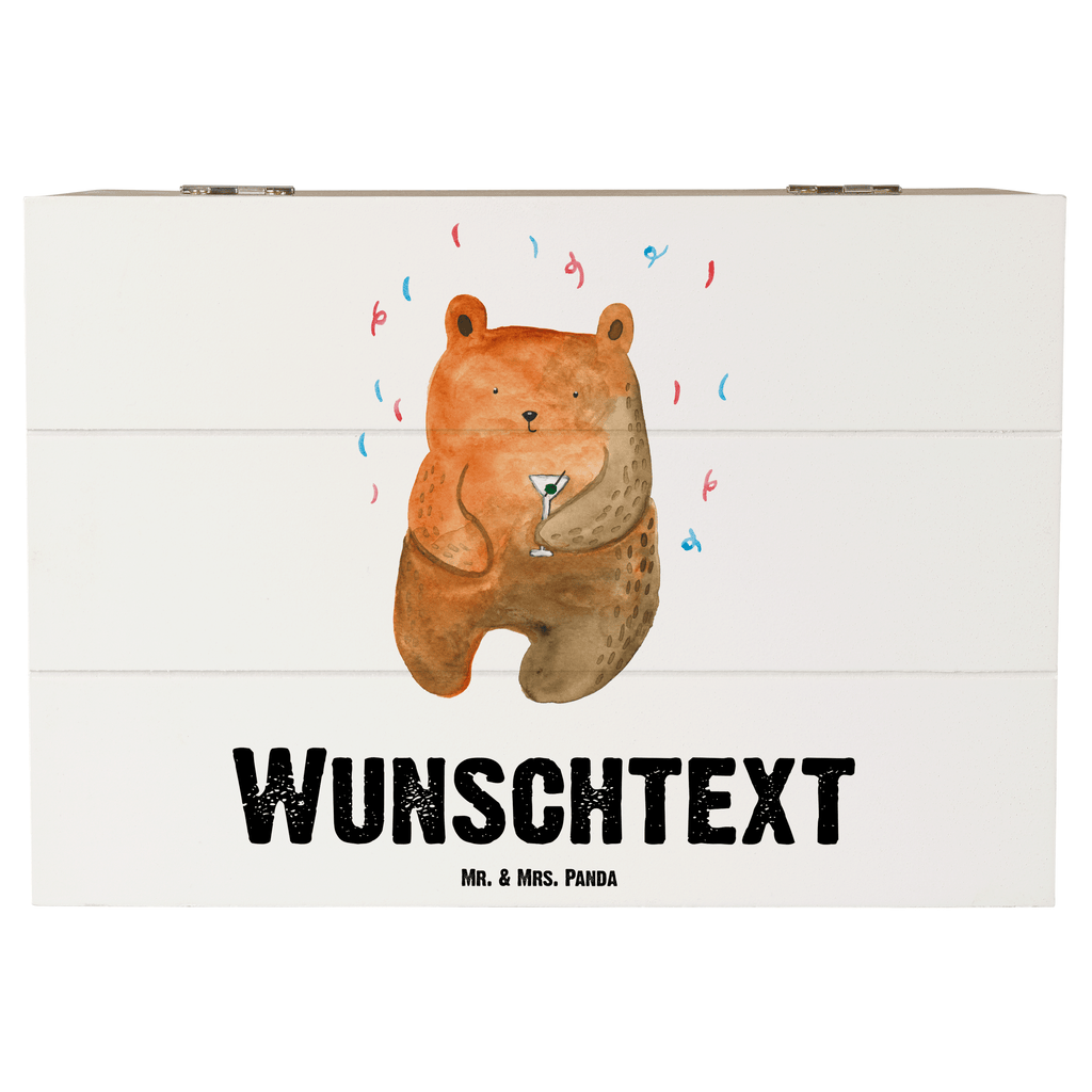 Personalisierte Holzkiste Bär Party Holzkiste mit Namen, Kiste mit Namen, Schatzkiste mit Namen, Truhe mit Namen, Schatulle mit Namen, Erinnerungsbox mit Namen, Erinnerungskiste, mit Namen, Dekokiste mit Namen, Aufbewahrungsbox mit Namen, Holzkiste Personalisiert, Kiste Personalisiert, Schatzkiste Personalisiert, Truhe Personalisiert, Schatulle Personalisiert, Erinnerungsbox Personalisiert, Erinnerungskiste Personalisiert, Dekokiste Personalisiert, Aufbewahrungsbox Personalisiert, Bär, Teddy, Teddybär, Geburtstag, Geburtstagsgeschenk, Geschenk, Party, Feiern, Abfeiern, Mitbringsel, Gute Laune, Lustig