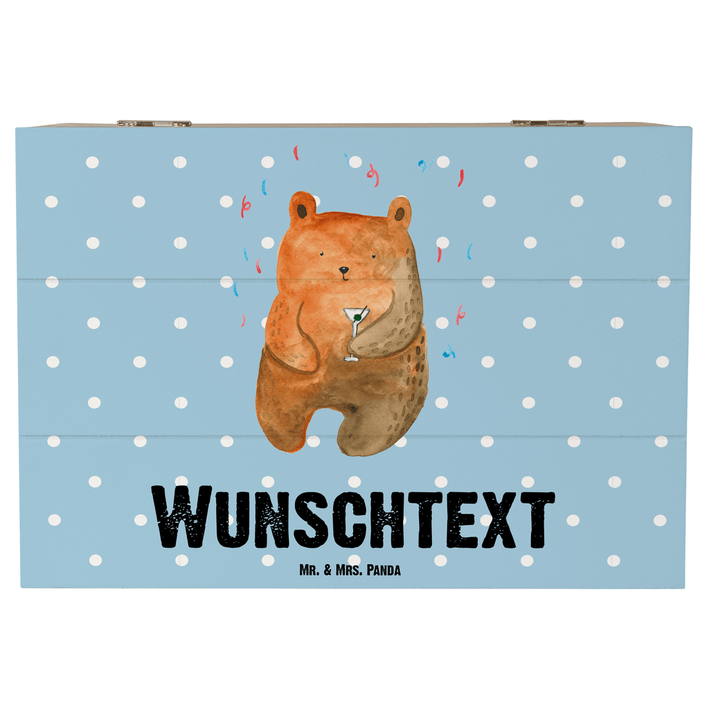 Personalisierte Holzkiste Bär Party Holzkiste mit Namen, Kiste mit Namen, Schatzkiste mit Namen, Truhe mit Namen, Schatulle mit Namen, Erinnerungsbox mit Namen, Erinnerungskiste, mit Namen, Dekokiste mit Namen, Aufbewahrungsbox mit Namen, Holzkiste Personalisiert, Kiste Personalisiert, Schatzkiste Personalisiert, Truhe Personalisiert, Schatulle Personalisiert, Erinnerungsbox Personalisiert, Erinnerungskiste Personalisiert, Dekokiste Personalisiert, Aufbewahrungsbox Personalisiert, Bär, Teddy, Teddybär, Geburtstag, Geburtstagsgeschenk, Geschenk, Party, Feiern, Abfeiern, Mitbringsel, Gute Laune, Lustig