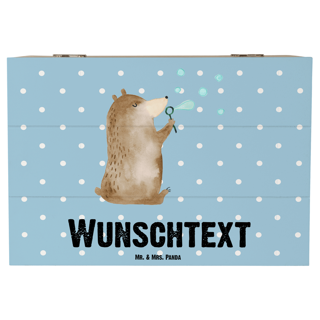 Personalisierte Holzkiste Bär Seifenblasen Holzkiste mit Namen, Kiste mit Namen, Schatzkiste mit Namen, Truhe mit Namen, Schatulle mit Namen, Erinnerungsbox mit Namen, Erinnerungskiste, mit Namen, Dekokiste mit Namen, Aufbewahrungsbox mit Namen, Holzkiste Personalisiert, Kiste Personalisiert, Schatzkiste Personalisiert, Truhe Personalisiert, Schatulle Personalisiert, Erinnerungsbox Personalisiert, Erinnerungskiste Personalisiert, Dekokiste Personalisiert, Aufbewahrungsbox Personalisiert, Bär, Teddy, Teddybär, Seifenblasen Bär Lustig Sein Glücklich Traurig Happy