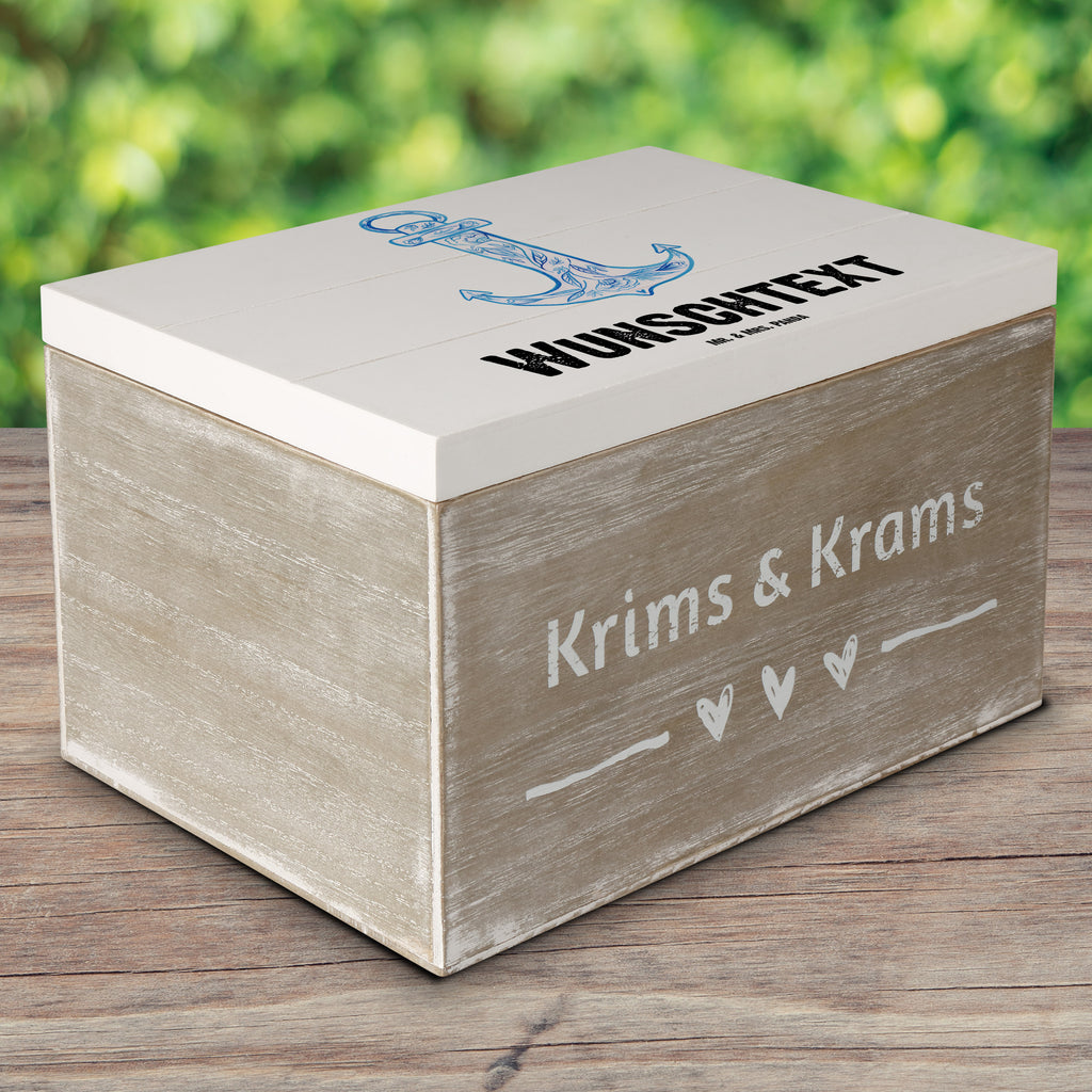 Personalisierte Holzkiste Anker Blau Holzkiste mit Namen, Kiste mit Namen, Schatzkiste mit Namen, Truhe mit Namen, Schatulle mit Namen, Erinnerungsbox mit Namen, Erinnerungskiste, mit Namen, Dekokiste mit Namen, Aufbewahrungsbox mit Namen, Holzkiste Personalisiert, Kiste Personalisiert, Schatzkiste Personalisiert, Truhe Personalisiert, Schatulle Personalisiert, Erinnerungsbox Personalisiert, Erinnerungskiste Personalisiert, Dekokiste Personalisiert, Aufbewahrungsbox Personalisiert, süße Tiermotive, gute Laune, lustige Sprüche, Tiere