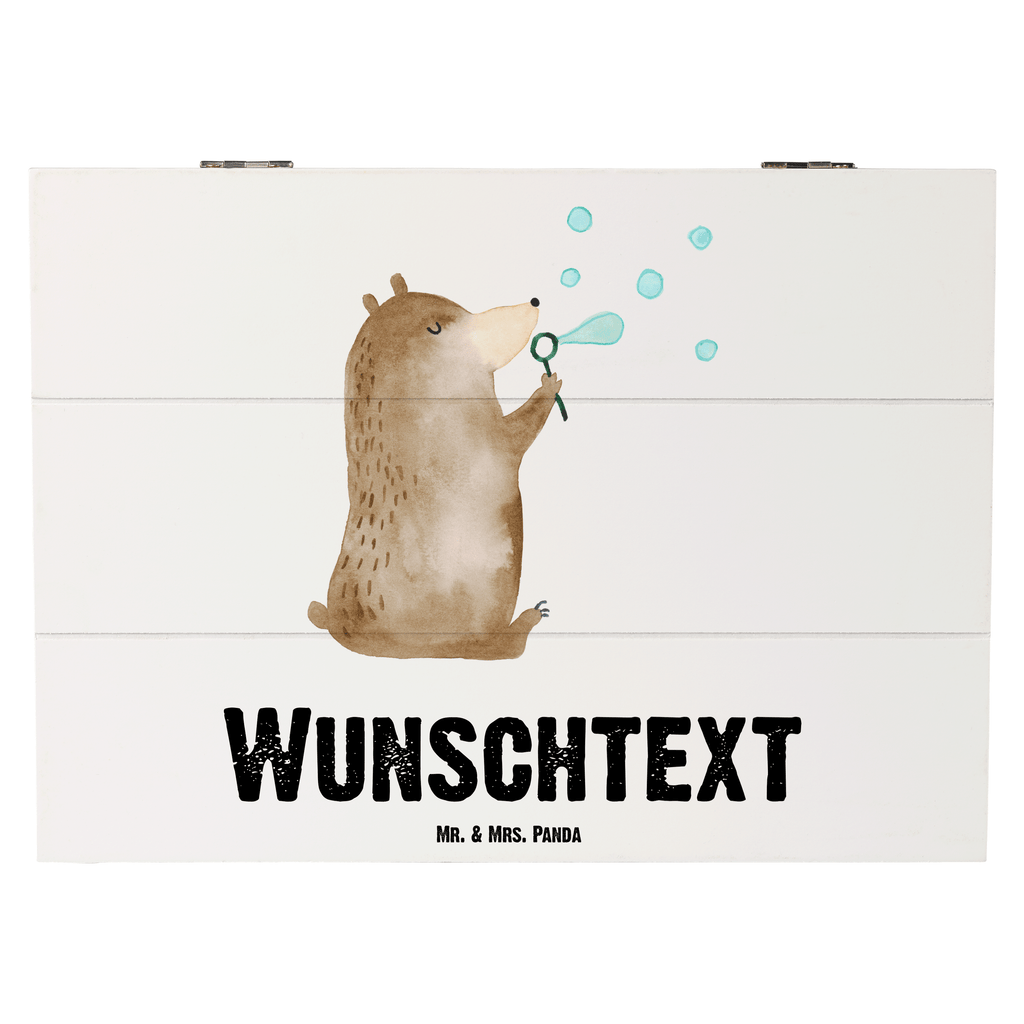 Personalisierte Holzkiste Bär Seifenblasen Holzkiste mit Namen, Kiste mit Namen, Schatzkiste mit Namen, Truhe mit Namen, Schatulle mit Namen, Erinnerungsbox mit Namen, Erinnerungskiste, mit Namen, Dekokiste mit Namen, Aufbewahrungsbox mit Namen, Holzkiste Personalisiert, Kiste Personalisiert, Schatzkiste Personalisiert, Truhe Personalisiert, Schatulle Personalisiert, Erinnerungsbox Personalisiert, Erinnerungskiste Personalisiert, Dekokiste Personalisiert, Aufbewahrungsbox Personalisiert, Bär, Teddy, Teddybär, Seifenblasen Bär Lustig Sein Glücklich Traurig Happy