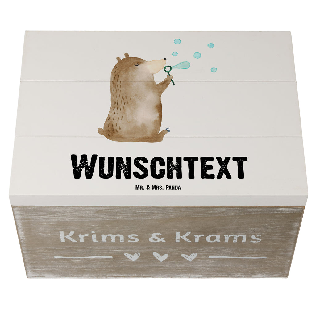 Personalisierte Holzkiste Bär Seifenblasen Holzkiste mit Namen, Kiste mit Namen, Schatzkiste mit Namen, Truhe mit Namen, Schatulle mit Namen, Erinnerungsbox mit Namen, Erinnerungskiste, mit Namen, Dekokiste mit Namen, Aufbewahrungsbox mit Namen, Holzkiste Personalisiert, Kiste Personalisiert, Schatzkiste Personalisiert, Truhe Personalisiert, Schatulle Personalisiert, Erinnerungsbox Personalisiert, Erinnerungskiste Personalisiert, Dekokiste Personalisiert, Aufbewahrungsbox Personalisiert, Bär, Teddy, Teddybär, Seifenblasen Bär Lustig Sein Glücklich Traurig Happy