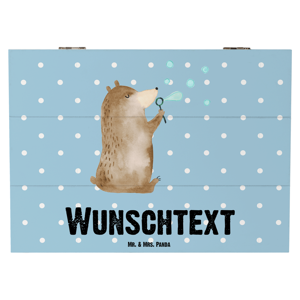 Personalisierte Holzkiste Bär Seifenblasen Holzkiste mit Namen, Kiste mit Namen, Schatzkiste mit Namen, Truhe mit Namen, Schatulle mit Namen, Erinnerungsbox mit Namen, Erinnerungskiste, mit Namen, Dekokiste mit Namen, Aufbewahrungsbox mit Namen, Holzkiste Personalisiert, Kiste Personalisiert, Schatzkiste Personalisiert, Truhe Personalisiert, Schatulle Personalisiert, Erinnerungsbox Personalisiert, Erinnerungskiste Personalisiert, Dekokiste Personalisiert, Aufbewahrungsbox Personalisiert, Bär, Teddy, Teddybär, Seifenblasen Bär Lustig Sein Glücklich Traurig Happy