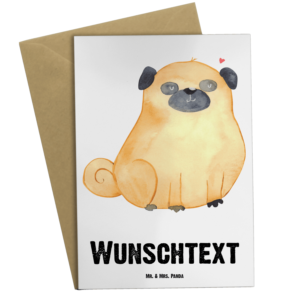 Personalisierte Grußkarte Mops Personalisierte Grußkarte, Personalisiertere Klappkarte, Personalisierte Einladungskarte, Personalisierte Glückwunschkarte, Personalisierte Hochzeitskarte, Personalisierte Geburtstagskarte, Grußkarte mit Namen, Grußkarte selber drucken, Grußkarte selbst gestalten, Grußkarte mit persönlichen Nachrichten, Grußkarte als Geldgeschenk, Grußkarten personalisiert, Hund, Hundemotiv, Haustier, Hunderasse, Tierliebhaber, Hundebesitzer, Sprüche, Mops, Liebe, Hundeliebe