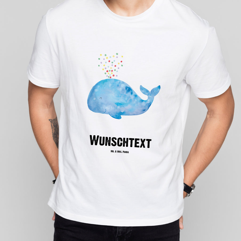 Personalisiertes T-Shirt Wal Konfetti Wal, Konfetti, Wale, Motivation, Neuanfang, Trennung, Diät, Abnehmen, Neustart, Lebensabschnitt, Geburtstag,  T-Shirt Personalisiert, T-Shirt mit Namen, T-Shirt mit Aufruck, Männer, Frauen  Meerestiere, Meer, Urlaub