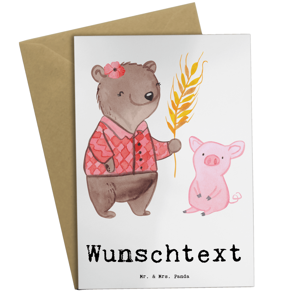 Personalisierte Grußkarte Landwirtin mit Herz Personalisierte Grußkarte, Personalisiertere Klappkarte, Personalisierte Einladungskarte, Personalisierte Glückwunschkarte, Personalisierte Hochzeitskarte, Personalisierte Geburtstagskarte, Grußkarte mit Namen, Grußkarte selber drucken, Grußkarte selbst gestalten, Grußkarte mit persönlichen Nachrichten, Grußkarte als Geldgeschenk, Grußkarten personalisiert, Beruf, Ausbildung, Jubiläum, Abschied, Rente, Kollege, Kollegin, Geschenk, Schenken, Arbeitskollege, Mitarbeiter, Firma, Danke, Dankeschön, Landwirtin, Bäuerin, Tierwirtin, Agronomin, Farmerin, Bauernhof