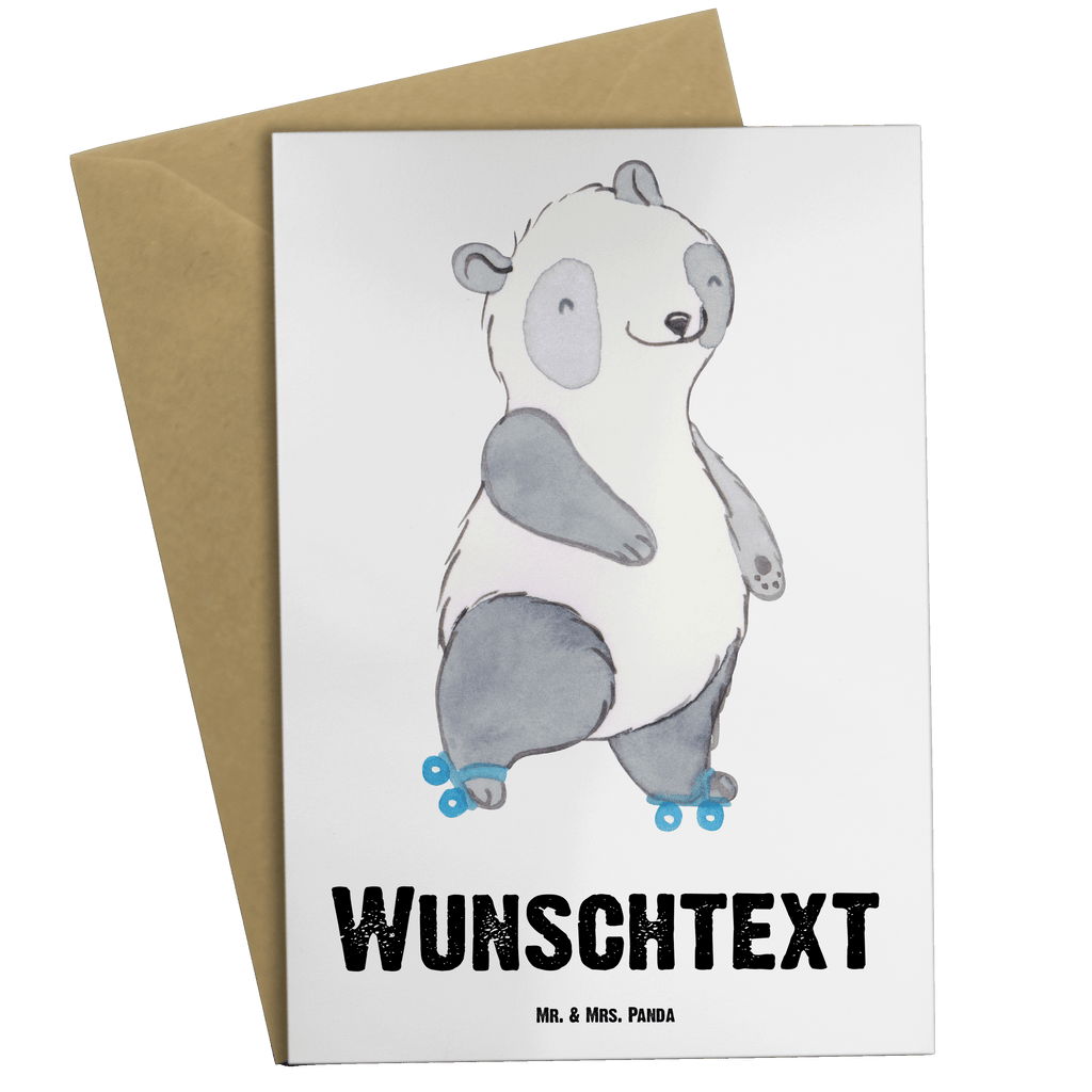 Personalisierte Grußkarte Panda Inliner fahren Medizin Personalisierte Grußkarte, Personalisiertere Klappkarte, Personalisierte Einladungskarte, Personalisierte Glückwunschkarte, Personalisierte Hochzeitskarte, Personalisierte Geburtstagskarte, Grußkarte mit Namen, Grußkarte selber drucken, Grußkarte selbst gestalten, Grußkarte mit persönlichen Nachrichten, Grußkarte als Geldgeschenk, Grußkarten personalisiert, Geschenk, Sport, Sportart, Hobby, Schenken, Danke, Dankeschön, Auszeichnung, Gewinn, Sportler, Inliner fahren, Rollschuh fahren, Rollerblades, inlinern