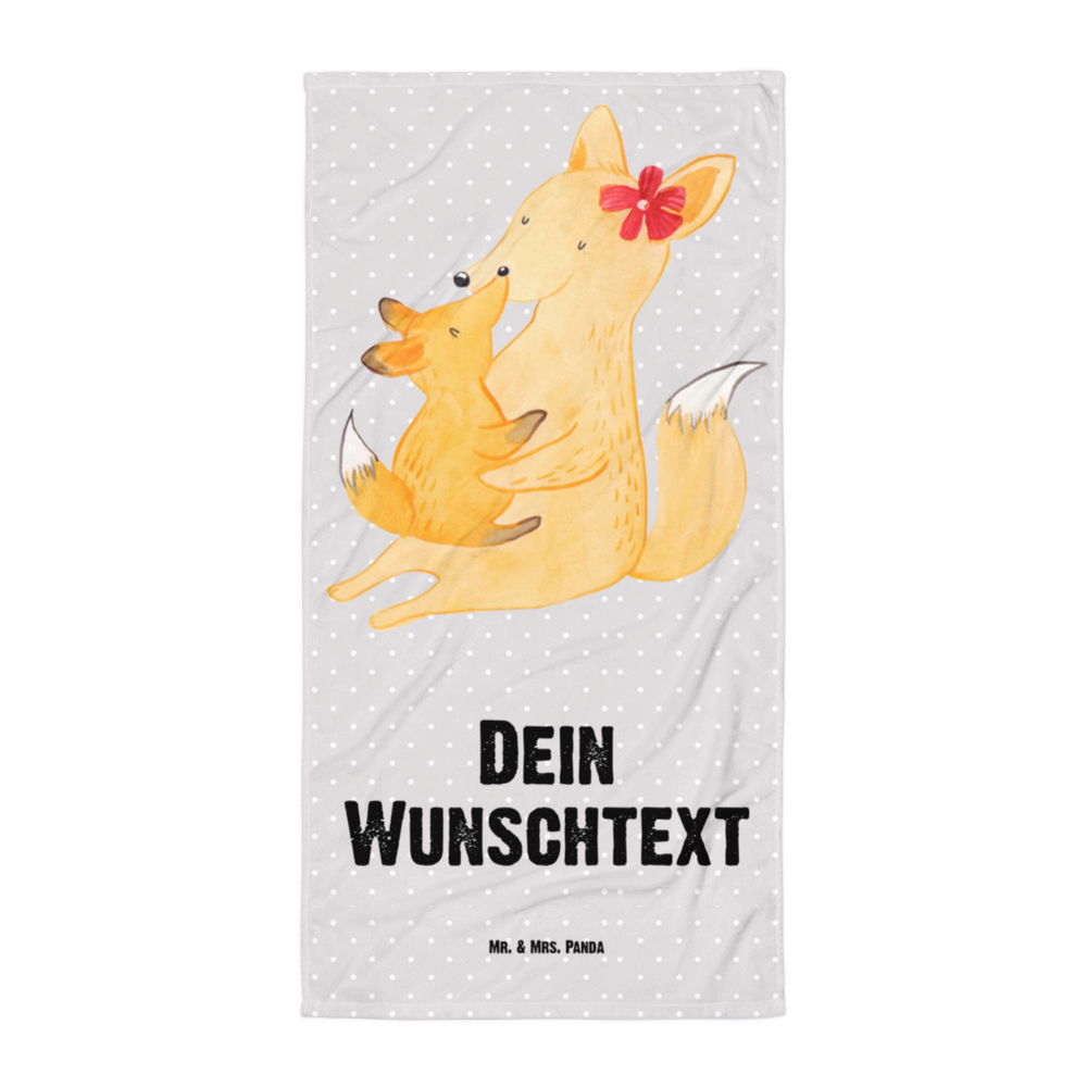 Handtuch mit Namen Fuchs Mama & Kind Personalisiertes Badehandtuch, Handtuch personalisiert, Handtuch mit Namen, Badetuch personalisiert, Handtuch bedrucken, Saunatuch mit Namen, Handtuch Geschenk, Familie, Vatertag, Muttertag, Bruder, Schwester, Mama, Papa, Oma, Opa, Mutter, Tochter, Lieblingstochter, Beste Tochter, Geschenk