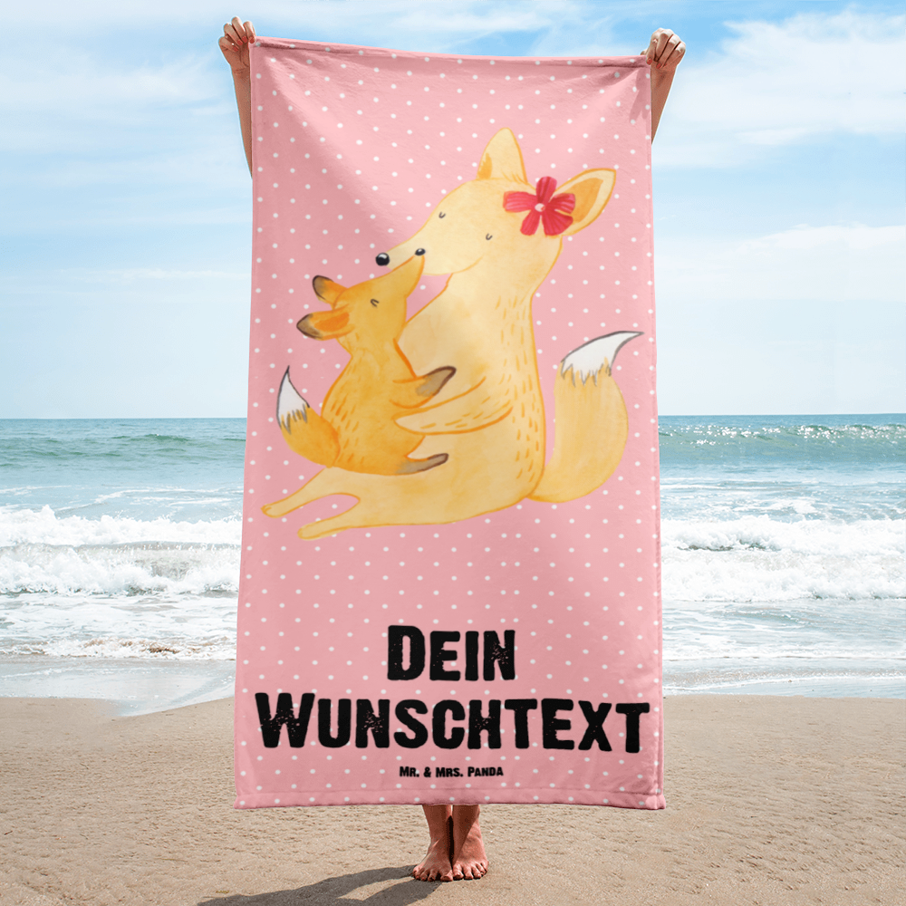 Handtuch mit Namen Fuchs Mama & Kind Personalisiertes Badehandtuch, Handtuch personalisiert, Handtuch mit Namen, Badetuch personalisiert, Handtuch bedrucken, Saunatuch mit Namen, Handtuch Geschenk, Familie, Vatertag, Muttertag, Bruder, Schwester, Mama, Papa, Oma, Opa, Mutter, Tochter, Lieblingstochter, Beste Tochter, Geschenk