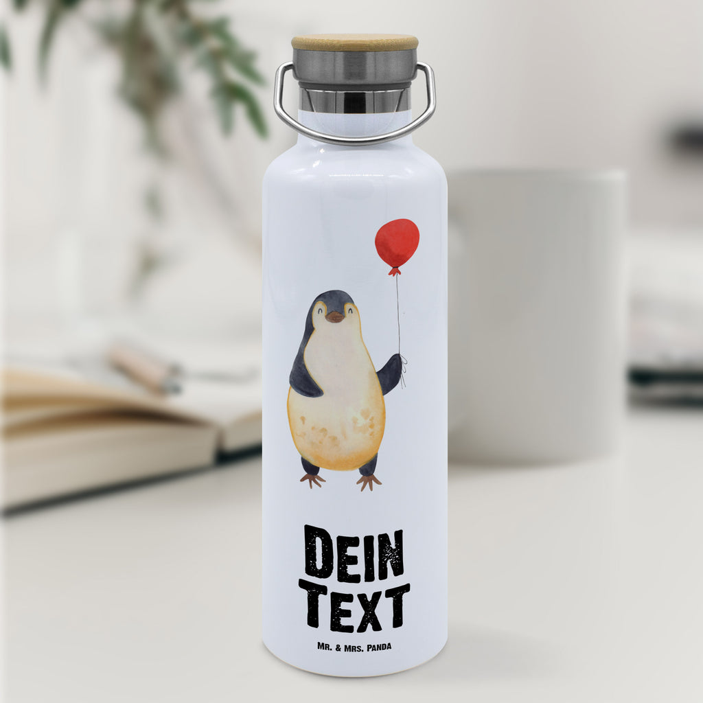Personalisierte Trinkflasche Pinguin Luftballon Personalisierte Trinkflasche, Trinkflasche mit Namen, Trinkflasche bedrucken, Flasche personalisiert, Trinkflasch mit Aufdruck, Trinkflasche Werbegeschenk, Namensaufdruck Trinkflasche, Sportflasche personalisiert, Trinkflasche Sport, Pinguin, Pinguine, Luftballon, Tagträume, Lebenslust, Geschenk Freundin, Geschenkidee, beste Freundin, Motivation, Neustart, neues Leben, Liebe, Glück