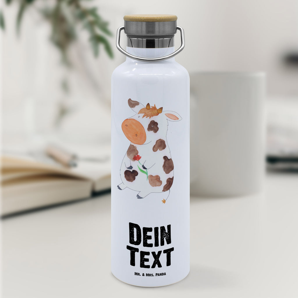 Personalisierte Trinkflasche Kuh Personalisierte Trinkflasche, Trinkflasche mit Namen, Trinkflasche bedrucken, Flasche personalisiert, Trinkflasch mit Aufdruck, Trinkflasche Werbegeschenk, Namensaufdruck Trinkflasche, Sportflasche personalisiert, Trinkflasche Sport, Bauernhof, Hoftiere, Landwirt, Landwirtin, Kuh, Kühe, Träume, Flausen, Spruch, Magie, Motivtion, Hof, Milch, Milchkuh