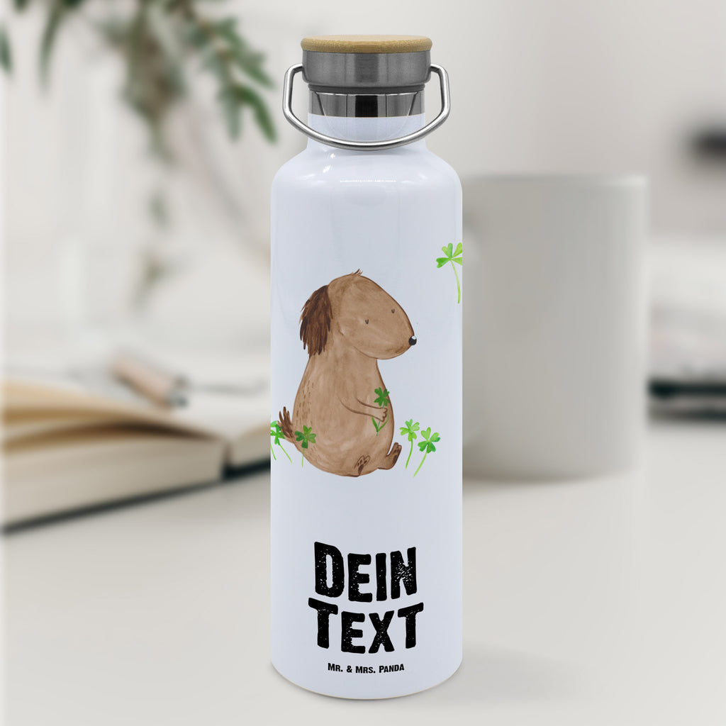 Personalisierte Trinkflasche Hund Kleeblatt Personalisierte Trinkflasche, Trinkflasche mit Namen, Trinkflasche bedrucken, Flasche personalisiert, Trinkflasch mit Aufdruck, Trinkflasche Werbegeschenk, Namensaufdruck Trinkflasche, Sportflasche personalisiert, Trinkflasche Sport, Hund, Hundemotiv, Haustier, Hunderasse, Tierliebhaber, Hundebesitzer, Sprüche, Kleeblatt, Glück, Tagträume, Motivation, Neuanfang, Geschenk, Glücksbringer, Selbstliebe, Achtsamkeit