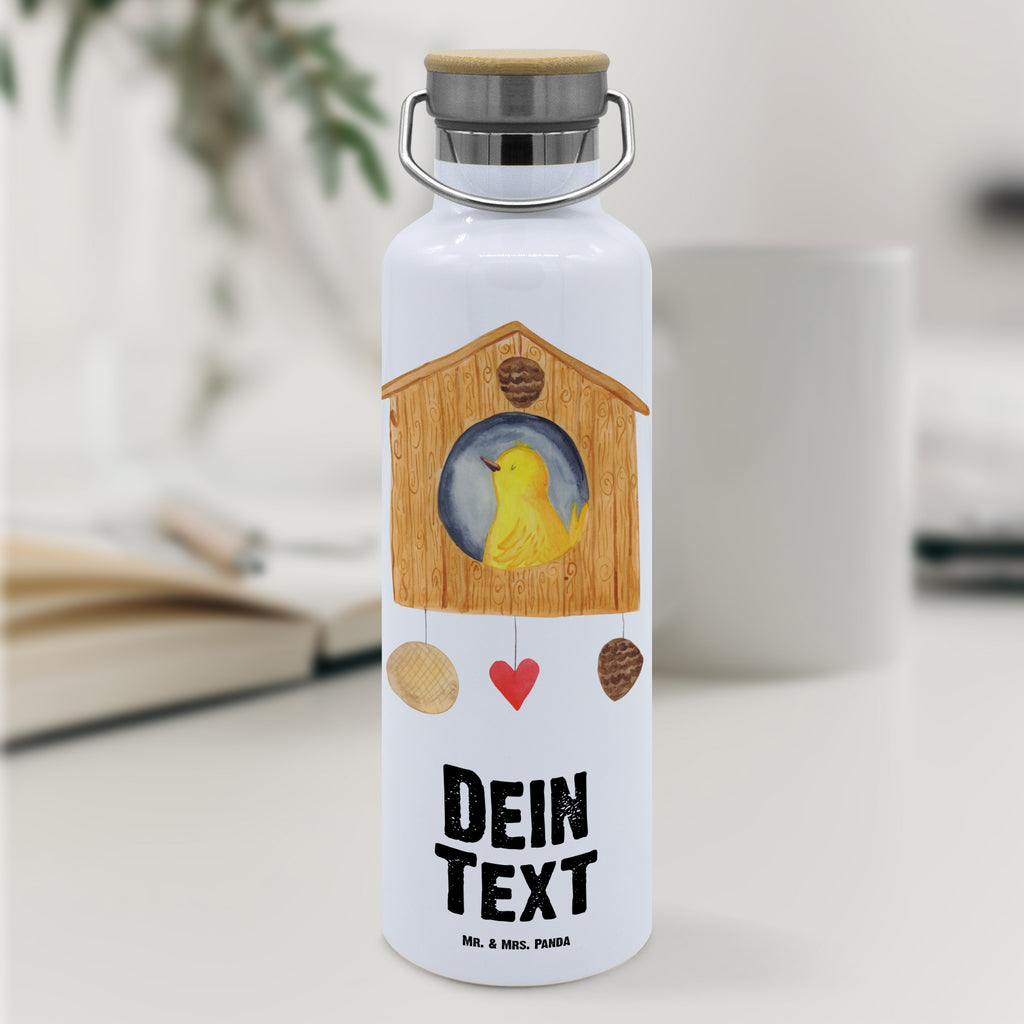 Personalisierte Trinkflasche Vogelhaus Personalisierte Trinkflasche, Trinkflasche mit Namen, Trinkflasche bedrucken, Flasche personalisiert, Trinkflasch mit Aufdruck, Trinkflasche Werbegeschenk, Namensaufdruck Trinkflasche, Sportflasche personalisiert, Trinkflasche Sport, Tiermotive, Gute Laune, lustige Sprüche, Tiere, Vogel, Vögel, Vogelhaus, Vogelhäuschen, Home sweet home, Zuhause, Nest, Eigenheim, Familie, Wohnung, Haus, unser Haus, Lieblingsort, Castle