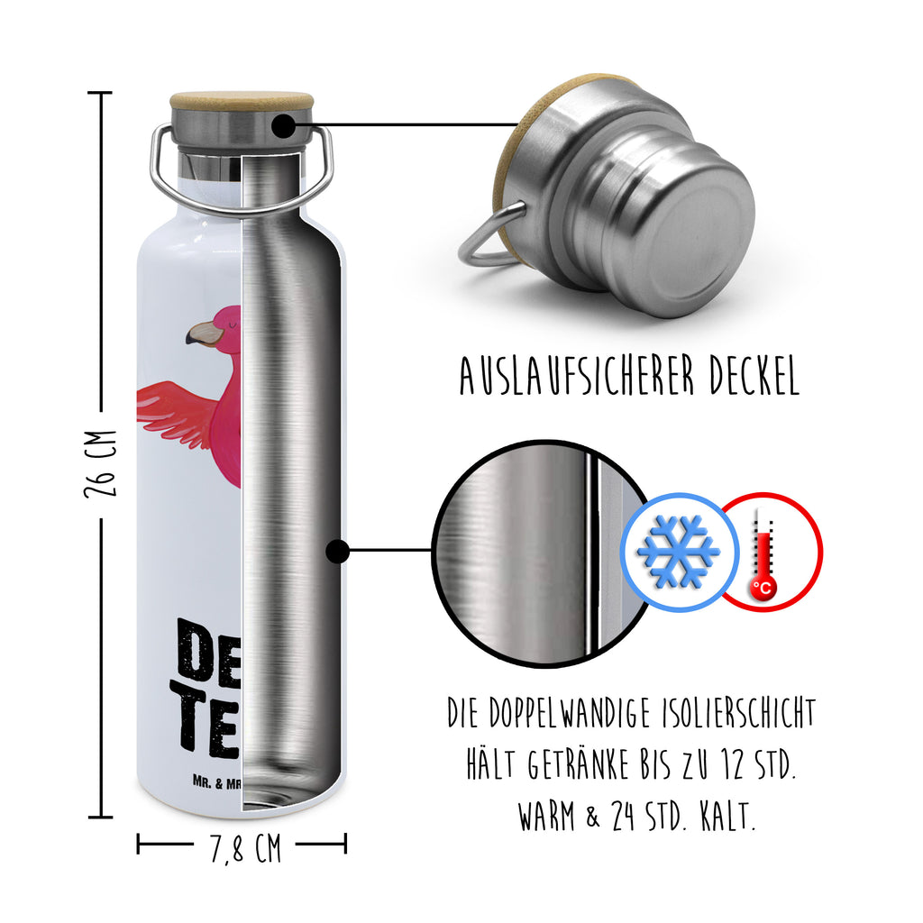 Personalisierte Trinkflasche Flamingo Yoga Personalisierte Trinkflasche, Trinkflasche mit Namen, Trinkflasche bedrucken, Flasche personalisiert, Trinkflasch mit Aufdruck, Trinkflasche Werbegeschenk, Namensaufdruck Trinkflasche, Sportflasche personalisiert, Trinkflasche Sport, Flamingo, Vogel, Yoga, Namaste, Achtsamkeit, Yoga-Übung, Entspannung, Ärger, Aufregen, Tiefenentspannung