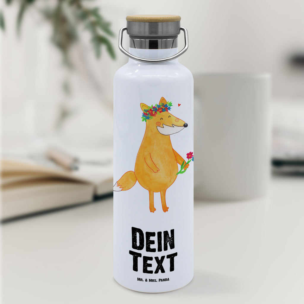 Personalisierte Trinkflasche Fuchs Blumenliebe Personalisierte Trinkflasche, Trinkflasche mit Namen, Trinkflasche bedrucken, Flasche personalisiert, Trinkflasch mit Aufdruck, Trinkflasche Werbegeschenk, Namensaufdruck Trinkflasche, Sportflasche personalisiert, Trinkflasche Sport, Fuchs, Füchse, Fox, Liebe, Freundin, Fuchsmädchen, Blumenmädchen, Freundinnen, Liebesbeweis, Blume, Blumen, Motivation, Freude, ich, mich, Selbstliebe