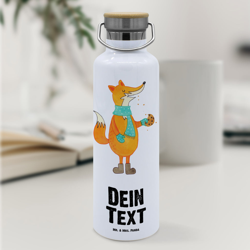 Personalisierte Trinkflasche Fuchs Keks Personalisierte Trinkflasche, Trinkflasche mit Namen, Trinkflasche bedrucken, Flasche personalisiert, Trinkflasch mit Aufdruck, Trinkflasche Werbegeschenk, Namensaufdruck Trinkflasche, Sportflasche personalisiert, Trinkflasche Sport, Fuchs, Füchse, Backen Spruch, Kekse, Winter, Weihnachtszeit, Plätzchen, Liebe, Küche Deko