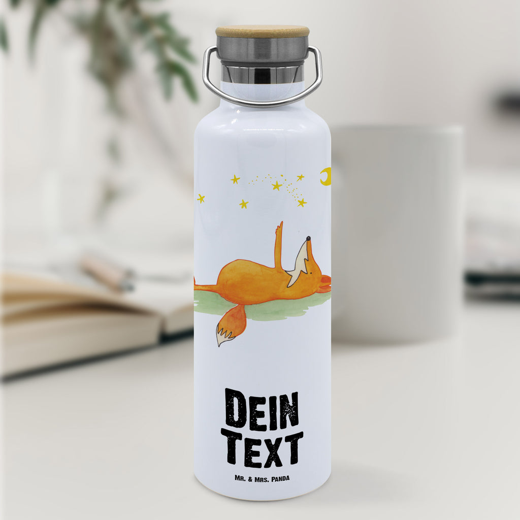 Personalisierte Trinkflasche Fuchs Sterne Personalisierte Trinkflasche, Trinkflasche mit Namen, Trinkflasche bedrucken, Flasche personalisiert, Trinkflasch mit Aufdruck, Trinkflasche Werbegeschenk, Namensaufdruck Trinkflasche, Sportflasche personalisiert, Trinkflasche Sport, Fuchs, Füchse, tröstende Worte, Spruch positiv, Spruch schön, Romantik, Always Look on the Bright Side of Life