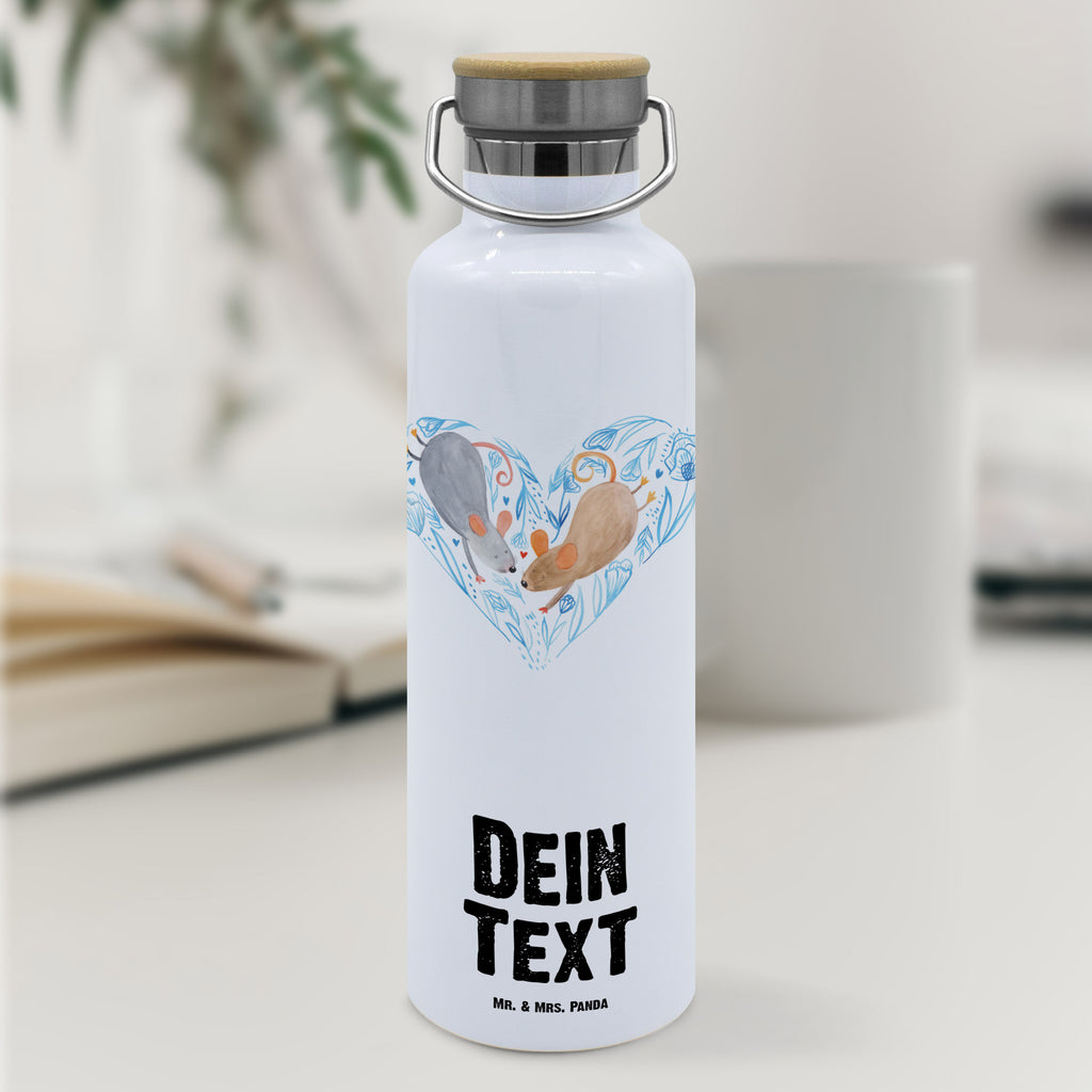 Personalisierte Trinkflasche Mäuse Herz Personalisierte Trinkflasche, Trinkflasche mit Namen, Trinkflasche bedrucken, Flasche personalisiert, Trinkflasch mit Aufdruck, Trinkflasche Werbegeschenk, Namensaufdruck Trinkflasche, Sportflasche personalisiert, Trinkflasche Sport, Liebe, Partner, Freund, Freundin, Ehemann, Ehefrau, Heiraten, Verlobung, Heiratsantrag, Liebesgeschenk, Jahrestag, Hocheitstag, Maus, Mäuse, Liebesbotschaft, Liebesbeweis, Hochzeit, Lieblingsmensch, Gemeinsamkeit, Love, Geschenk für zwei