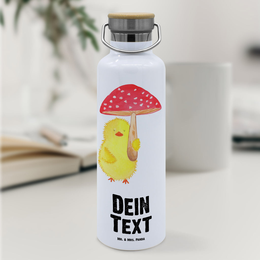 Personalisierte Trinkflasche Küken Fliegenpilz Personalisierte Trinkflasche, Trinkflasche mit Namen, Trinkflasche bedrucken, Flasche personalisiert, Trinkflasch mit Aufdruck, Trinkflasche Werbegeschenk, Namensaufdruck Trinkflasche, Sportflasche personalisiert, Trinkflasche Sport, Ostern, Osterhase, Ostergeschenke, Osternest, Osterdeko, Geschenk zu Ostern, Küken, Fliegenpilz, Glückspilz, Frohe Ostern, Ostergrüße