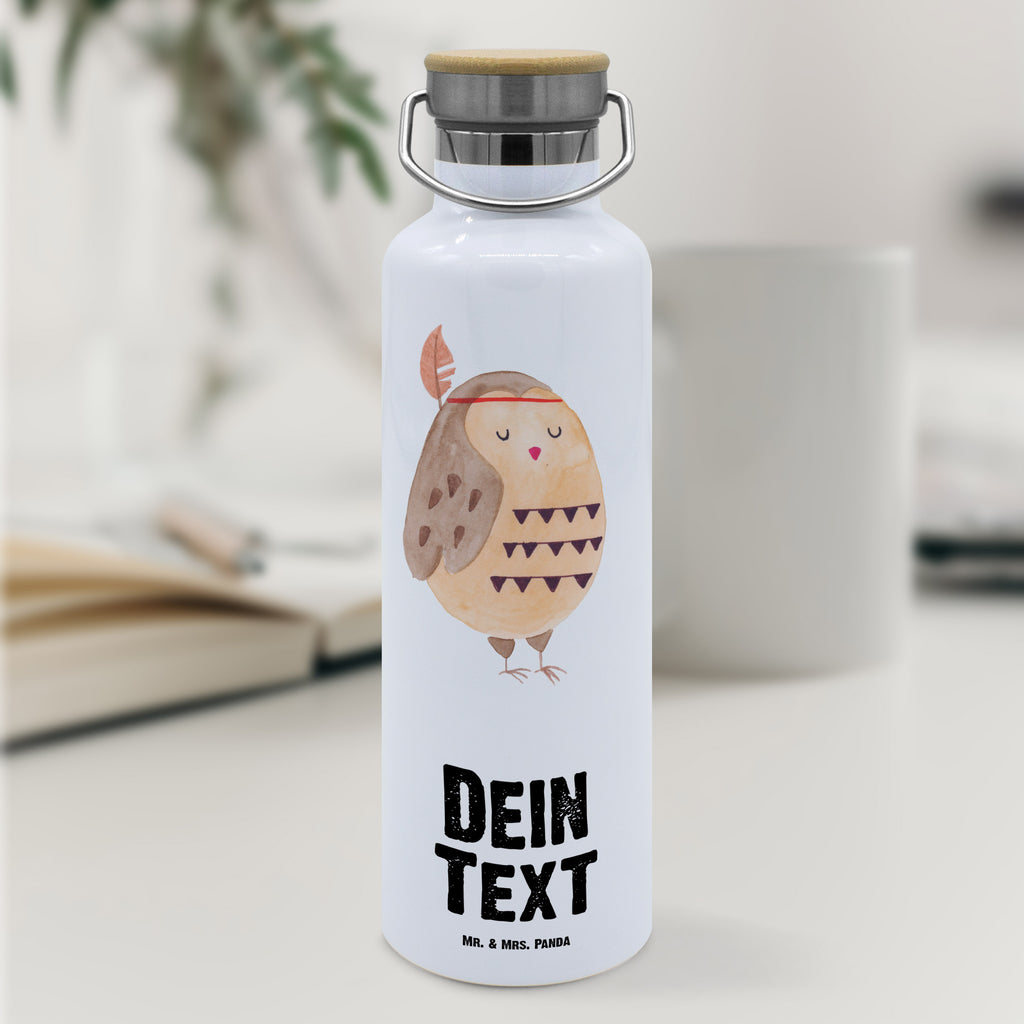 Personalisierte Trinkflasche Eule Federschmuck Personalisierte Trinkflasche, Trinkflasche mit Namen, Trinkflasche bedrucken, Flasche personalisiert, Trinkflasch mit Aufdruck, Trinkflasche Werbegeschenk, Namensaufdruck Trinkflasche, Sportflasche personalisiert, Trinkflasche Sport, Eule, Eule Deko, Owl, Das Leben ist ein Abenteuer, Reisespruch, Federschmuck, Dekoration