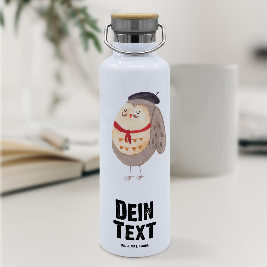 Personalisierte Trinkflasche Eule Französisch Personalisierte Trinkflasche, Trinkflasche mit Namen, Trinkflasche bedrucken, Flasche personalisiert, Trinkflasch mit Aufdruck, Trinkflasche Werbegeschenk, Namensaufdruck Trinkflasche, Sportflasche personalisiert, Trinkflasche Sport, Eule, Eulen, Eule Deko, Owl, hibou, La vie est belle, das Leben ist schön, Spruch schön, Spruch Französisch, Frankreich