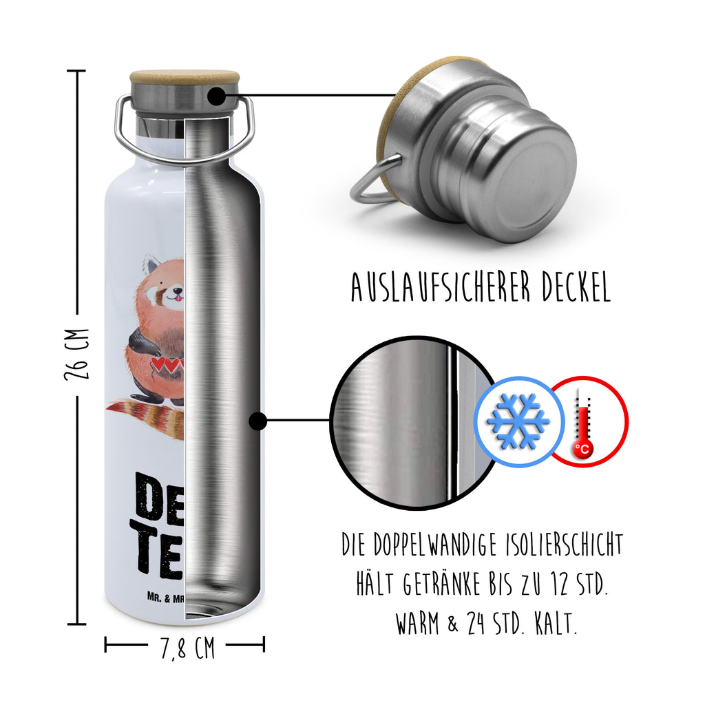 Personalisierte Trinkflasche Roter Panda Personalisierte Trinkflasche, Trinkflasche mit Namen, Trinkflasche bedrucken, Flasche personalisiert, Trinkflasch mit Aufdruck, Trinkflasche Werbegeschenk, Namensaufdruck Trinkflasche, Sportflasche personalisiert, Trinkflasche Sport, Tiermotive, Gute Laune, lustige Sprüche, Tiere, Panda, Liebe, Rot, Herz, Liebling, Lieblingsmensch