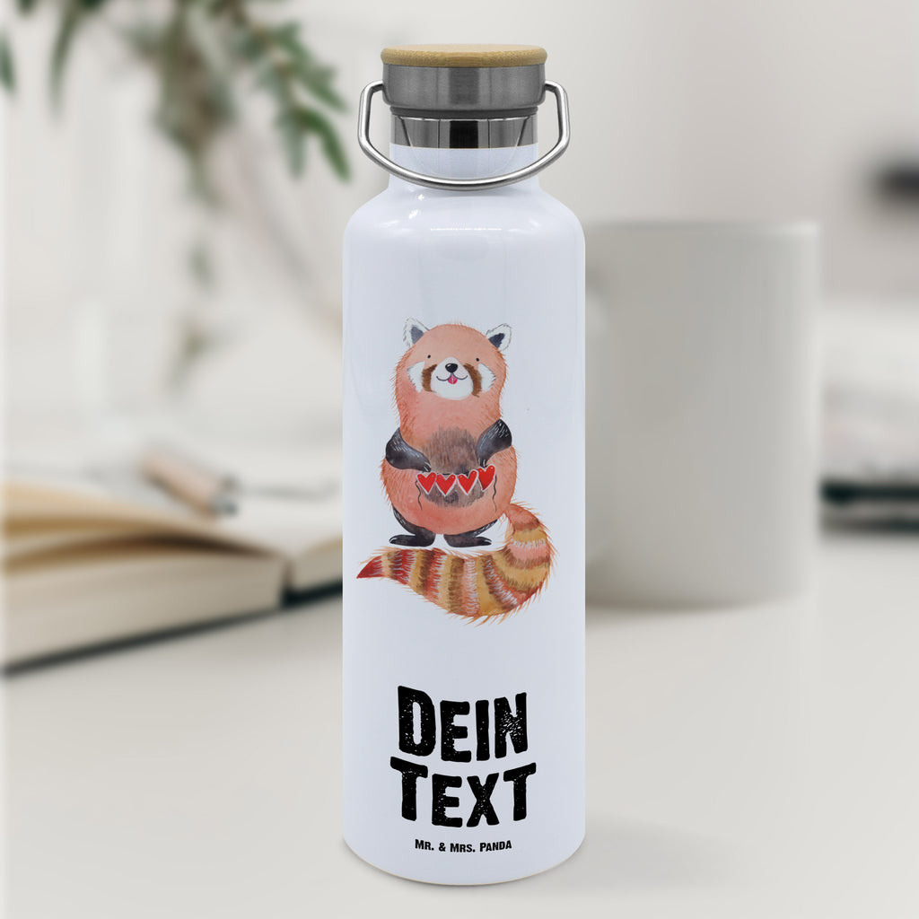 Personalisierte Trinkflasche Roter Panda Personalisierte Trinkflasche, Trinkflasche mit Namen, Trinkflasche bedrucken, Flasche personalisiert, Trinkflasch mit Aufdruck, Trinkflasche Werbegeschenk, Namensaufdruck Trinkflasche, Sportflasche personalisiert, Trinkflasche Sport, Tiermotive, Gute Laune, lustige Sprüche, Tiere, Panda, Liebe, Rot, Herz, Liebling, Lieblingsmensch