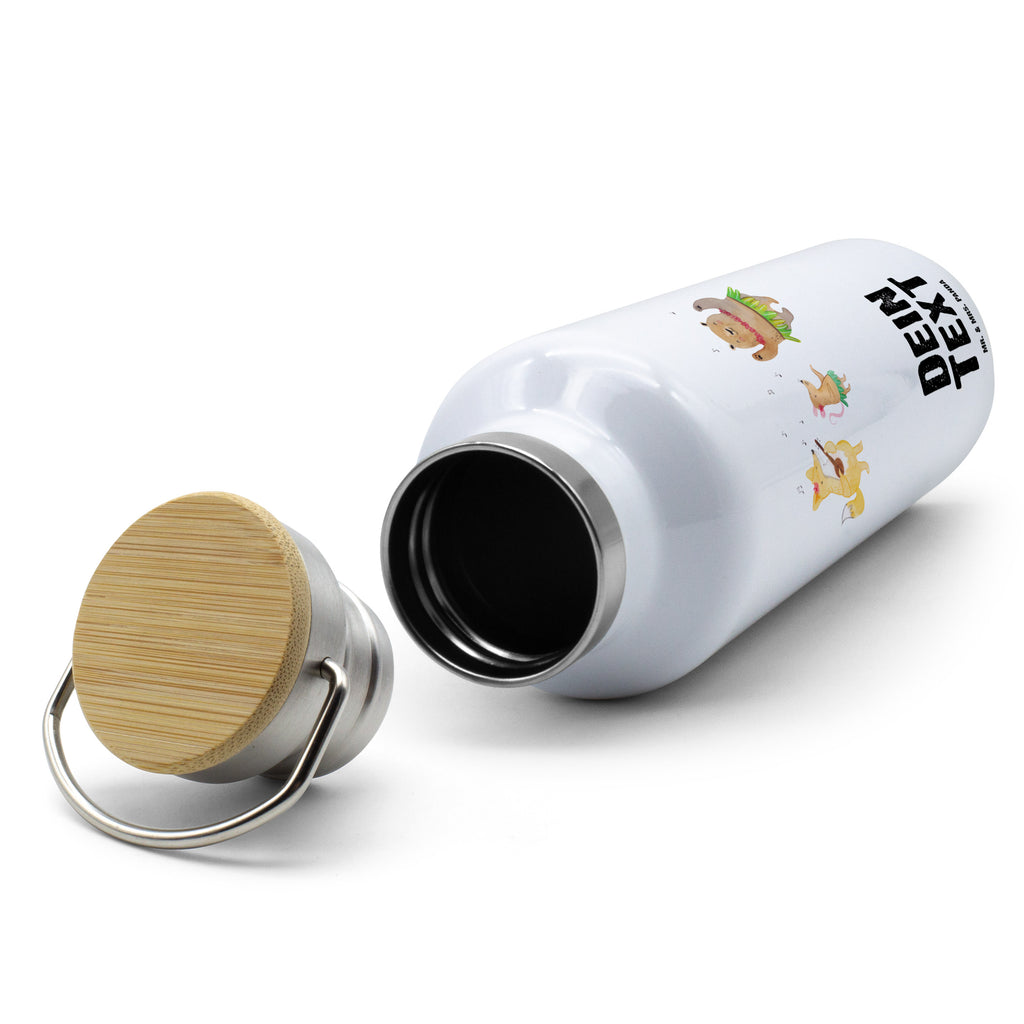 Personalisierte Trinkflasche Waldtiere Aloha Personalisierte Trinkflasche, Trinkflasche mit Namen, Trinkflasche bedrucken, Flasche personalisiert, Trinkflasch mit Aufdruck, Trinkflasche Werbegeschenk, Namensaufdruck Trinkflasche, Sportflasche personalisiert, Trinkflasche Sport, Tiermotive, Gute Laune, lustige Sprüche, Tiere, Wald, Waldtiere, Musik, Aloha, Bär, Hase, Igel, Tanzen, Leben, Lachen