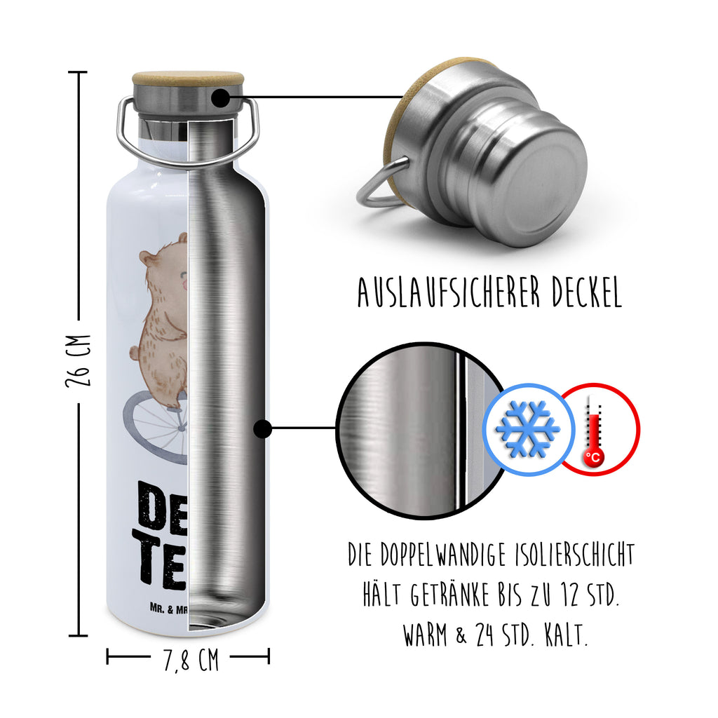 Personalisierte Trinkflasche Bär Einrad fahren Tage Personalisierte Trinkflasche, Trinkflasche mit Namen, Trinkflasche bedrucken, Flasche personalisiert, Trinkflasch mit Aufdruck, Trinkflasche Werbegeschenk, Namensaufdruck Trinkflasche, Sportflasche personalisiert, Trinkflasche Sport, Geschenk, Sport, Sportart, Hobby, Schenken, Danke, Dankeschön, Auszeichnung, Gewinn, Sportler, Einrad fahren