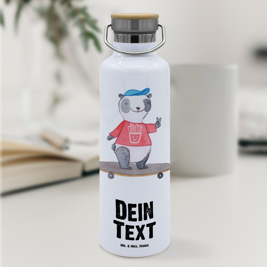 Personalisierte Trinkflasche Panda Longboard fahren Tage Personalisierte Trinkflasche, Trinkflasche mit Namen, Trinkflasche bedrucken, Flasche personalisiert, Trinkflasch mit Aufdruck, Trinkflasche Werbegeschenk, Namensaufdruck Trinkflasche, Sportflasche personalisiert, Trinkflasche Sport, Geschenk, Sport, Sportart, Hobby, Schenken, Danke, Dankeschön, Auszeichnung, Gewinn, Sportler, Longboard fahren, Skaten