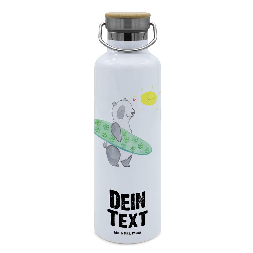 Personalisierte Trinkflasche Panda Surfen Tage Personalisierte Trinkflasche, Trinkflasche mit Namen, Trinkflasche bedrucken, Flasche personalisiert, Trinkflasch mit Aufdruck, Trinkflasche Werbegeschenk, Namensaufdruck Trinkflasche, Sportflasche personalisiert, Trinkflasche Sport, Geschenk, Sport, Sportart, Hobby, Schenken, Danke, Dankeschön, Auszeichnung, Gewinn, Sportler, Wellenreiten, Surfen, Surfschule