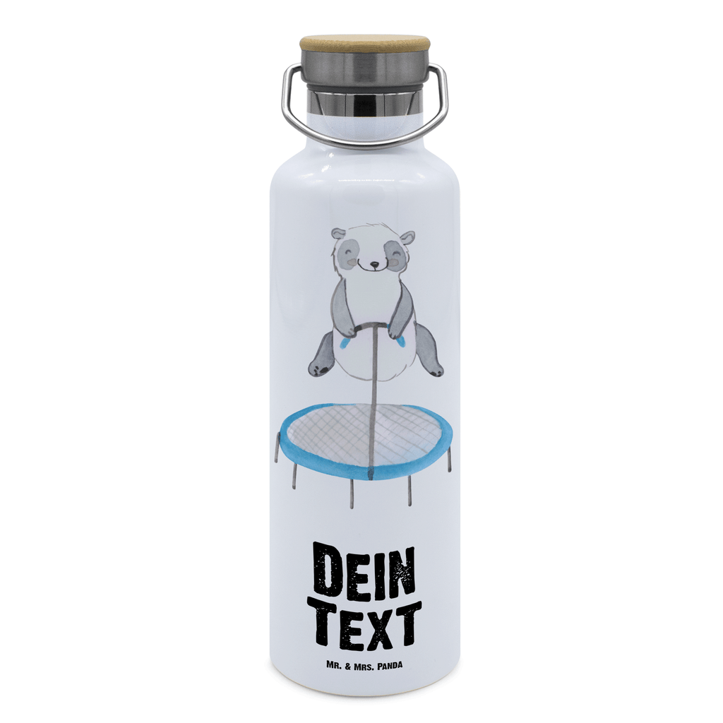 Personalisierte Trinkflasche Panda Trampolin springen Tage Personalisierte Trinkflasche, Trinkflasche mit Namen, Trinkflasche bedrucken, Flasche personalisiert, Trinkflasch mit Aufdruck, Trinkflasche Werbegeschenk, Namensaufdruck Trinkflasche, Sportflasche personalisiert, Trinkflasche Sport, Geschenk, Sport, Sportart, Hobby, Schenken, Danke, Dankeschön, Auszeichnung, Gewinn, Sportler, Trampolin springen, Trampolin Springen, Trampolin Turnen, Fitnessstudio