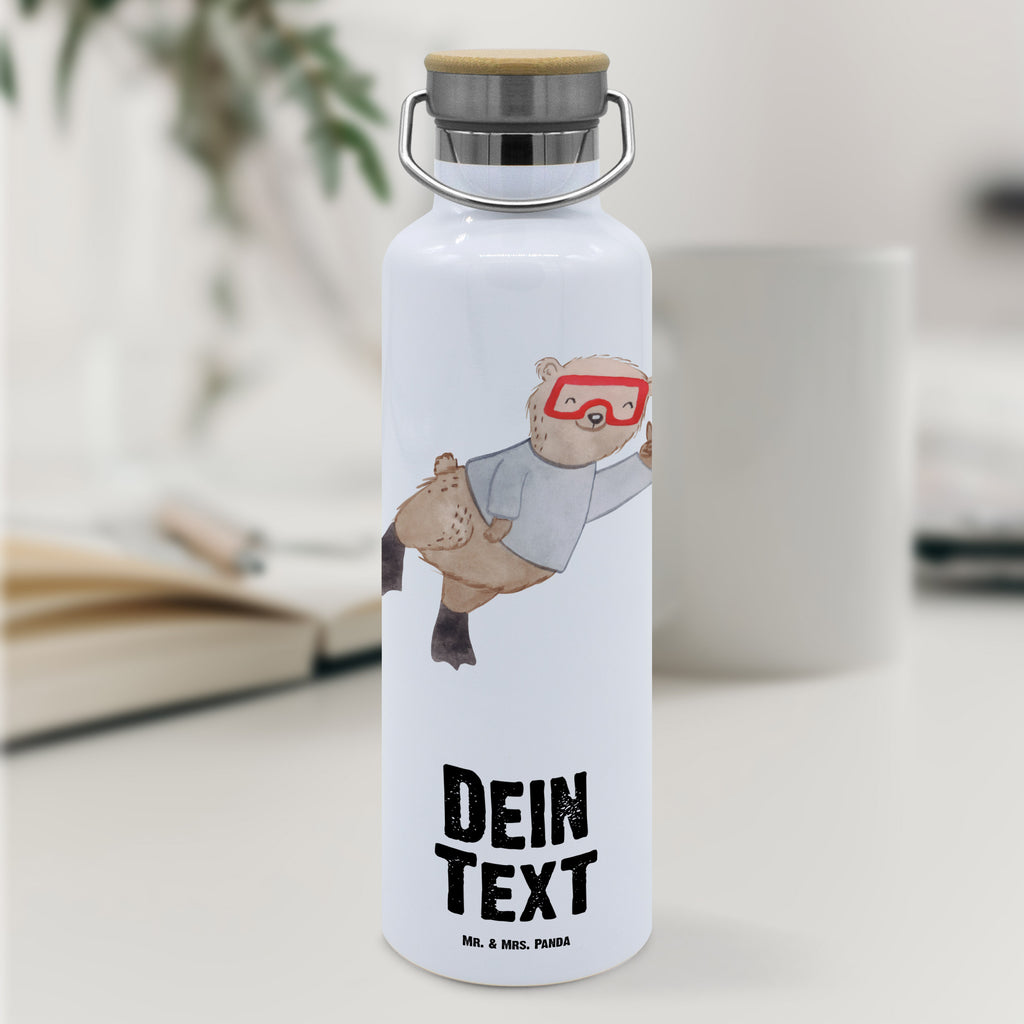 Personalisierte Trinkflasche Bär Tauchen Tage Personalisierte Trinkflasche, Trinkflasche mit Namen, Trinkflasche bedrucken, Flasche personalisiert, Trinkflasch mit Aufdruck, Trinkflasche Werbegeschenk, Namensaufdruck Trinkflasche, Sportflasche personalisiert, Trinkflasche Sport, Geschenk, Sport, Sportart, Hobby, Schenken, Danke, Dankeschön, Auszeichnung, Gewinn, Sportler, Tauchen, schnorcheln, Tauchgang, Tauchschule, Diving, Dive
