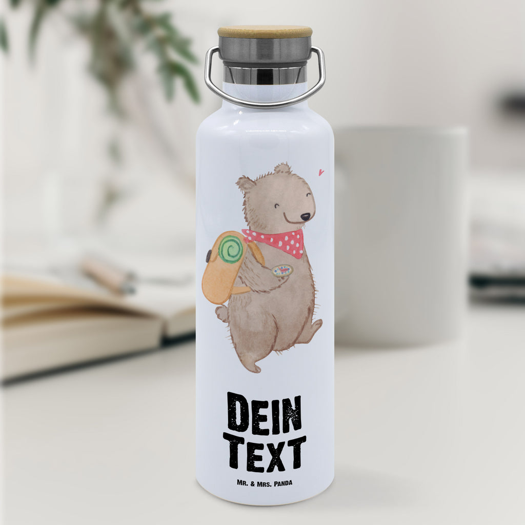 Personalisierte Trinkflasche Bär Wandern Tage Personalisierte Trinkflasche, Trinkflasche mit Namen, Trinkflasche bedrucken, Flasche personalisiert, Trinkflasch mit Aufdruck, Trinkflasche Werbegeschenk, Namensaufdruck Trinkflasche, Sportflasche personalisiert, Trinkflasche Sport, Geschenk, Sport, Sportart, Hobby, Schenken, Danke, Dankeschön, Auszeichnung, Gewinn, Sportler, Wandern, Bergsteigen, Wintertouren, Outdoor Sport, Freizeitsport, Spazieren, Natur entdecken