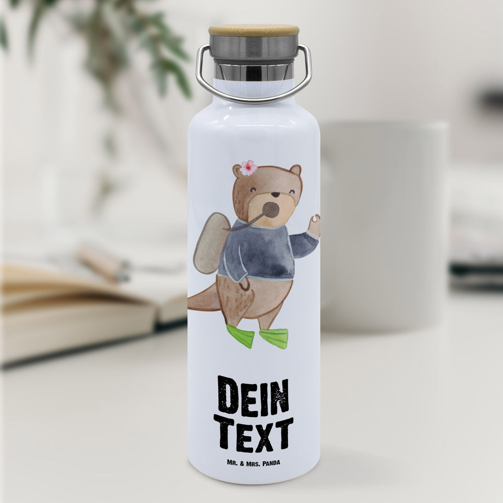 Personalisierte Trinkflasche Tauchlehrerin mit Herz Personalisierte Trinkflasche, Trinkflasche mit Namen, Trinkflasche bedrucken, Flasche personalisiert, Trinkflasch mit Aufdruck, Trinkflasche Werbegeschenk, Namensaufdruck Trinkflasche, Sportflasche personalisiert, Trinkflasche Sport, Beruf, Ausbildung, Jubiläum, Abschied, Rente, Kollege, Kollegin, Geschenk, Schenken, Arbeitskollege, Mitarbeiter, Firma, Danke, Dankeschön
