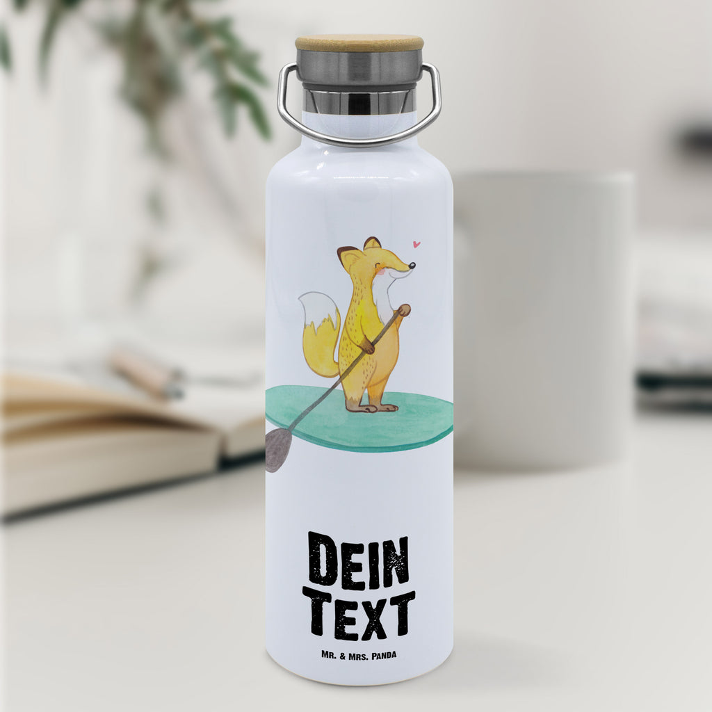 Personalisierte Trinkflasche Fuchs Stand Up Paddling Tage Personalisierte Trinkflasche, Trinkflasche mit Namen, Trinkflasche bedrucken, Flasche personalisiert, Trinkflasch mit Aufdruck, Trinkflasche Werbegeschenk, Namensaufdruck Trinkflasche, Sportflasche personalisiert, Trinkflasche Sport, Geschenk, Sport, Sportart, Hobby, Schenken, Danke, Dankeschön, Auszeichnung, Gewinn, Sportler, Stand Up Paddling, Paddle Boarding, SUB, subben, Stand up paddle