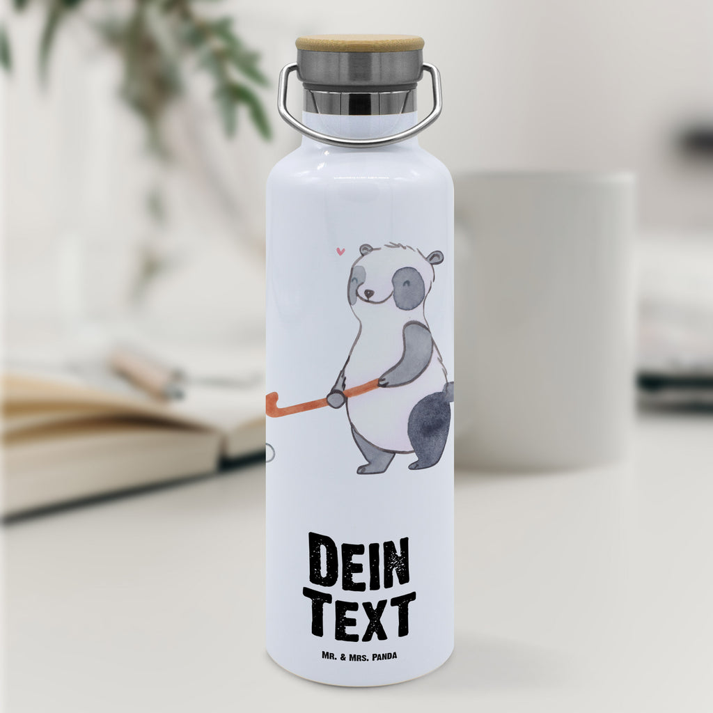 Personalisierte Trinkflasche Panda Hockey spielen Tage Personalisierte Trinkflasche, Trinkflasche mit Namen, Trinkflasche bedrucken, Flasche personalisiert, Trinkflasch mit Aufdruck, Trinkflasche Werbegeschenk, Namensaufdruck Trinkflasche, Sportflasche personalisiert, Trinkflasche Sport, Geschenk, Sport, Sportart, Hobby, Schenken, Danke, Dankeschön, Auszeichnung, Gewinn, Sportler, Hockey spielen, Feldhockey, Hockeyschläger, Hockey Verein