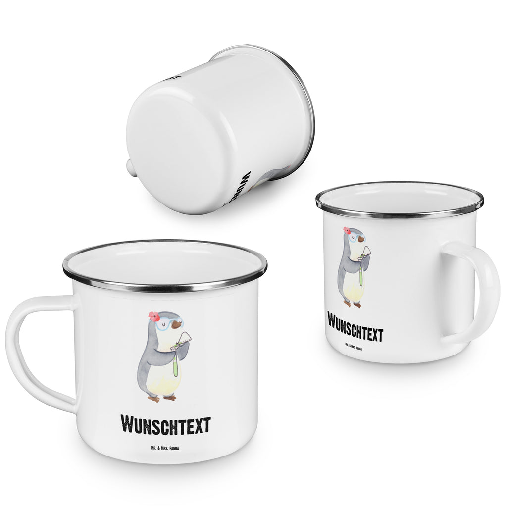 Personalisierte Emaille Tasse Chemielaborantin mit Herz Emaille Tasse personalisiert, Emaille Tasse mit Namen, Campingtasse personalisiert, Namenstasse, Campingtasse bedrucken, Campinggeschirr personalsisert, Beruf, Ausbildung, Jubiläum, Abschied, Rente, Kollege, Kollegin, Geschenk, Schenken, Arbeitskollege, Mitarbeiter, Firma, Danke, Dankeschön, Chemikerin, Chemielaborantin, Naturwissenschaftlerin, Labor, Studium, Forschung, Wissenschaftlerin