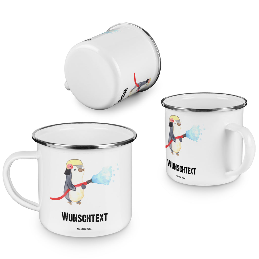 Personalisierte Emaille Tasse Feuerwehrfrau mit Herz Emaille Tasse personalisiert, Emaille Tasse mit Namen, Campingtasse personalisiert, Namenstasse, Campingtasse bedrucken, Campinggeschirr personalsisert, Beruf, Ausbildung, Jubiläum, Abschied, Rente, Kollege, Kollegin, Geschenk, Schenken, Arbeitskollege, Mitarbeiter, Firma, Danke, Dankeschön, Feuerwehrfrau, Feuerwehrhauptfrau, Brandschutz, Feuerwehr, freiwillige Feuerwehr
