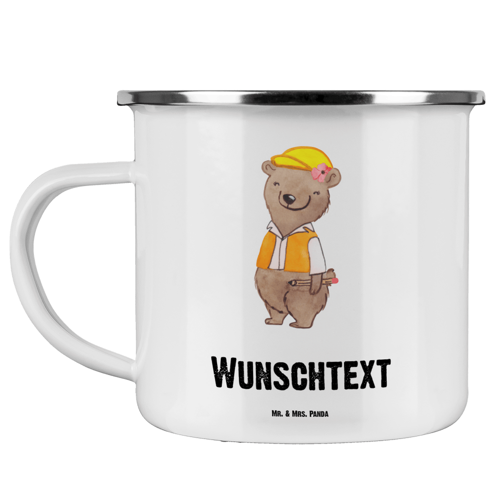 Personalisierte Emaille Tasse Bauingenieurin mit Herz Emaille Tasse personalisiert, Emaille Tasse mit Namen, Campingtasse personalisiert, Namenstasse, Campingtasse bedrucken, Campinggeschirr personalsisert, Beruf, Ausbildung, Jubiläum, Abschied, Rente, Kollege, Kollegin, Geschenk, Schenken, Arbeitskollege, Mitarbeiter, Firma, Danke, Dankeschön, Bauingenieurin, Statikerin, Ingeniuerin, Baustelle, Studium