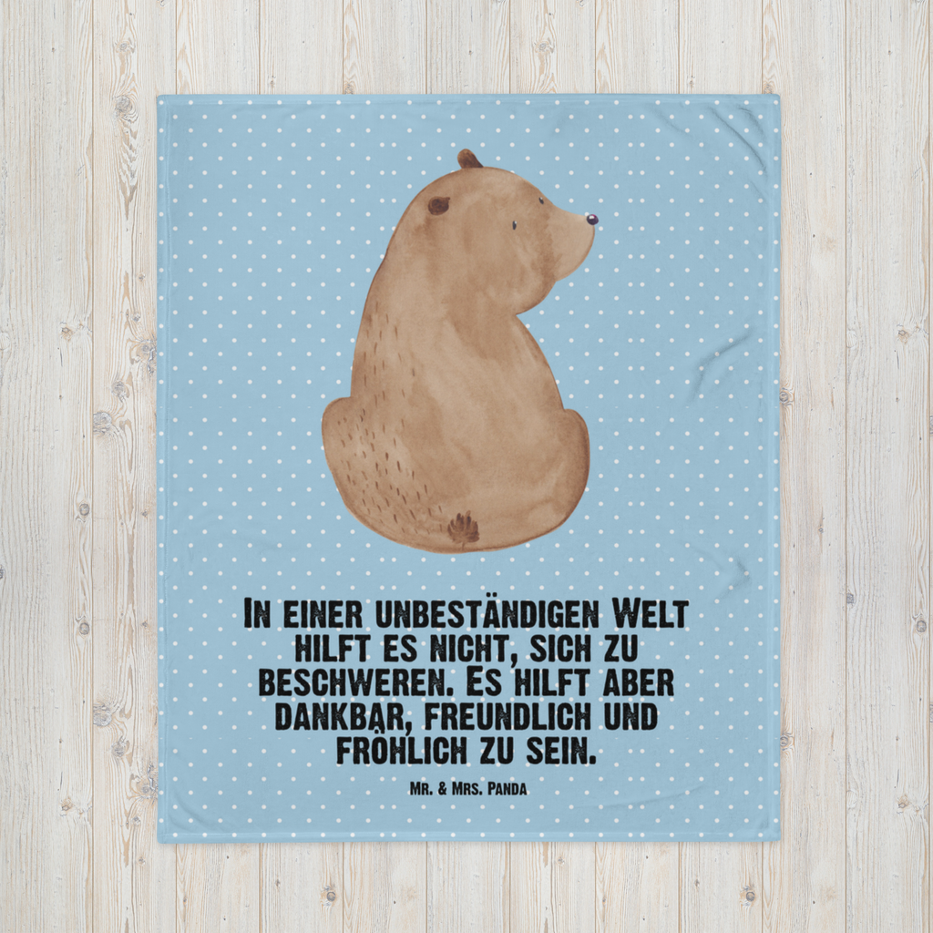 Babydecke Bär Schulterblick Bär, Selbstachtung, Weltansicht, Motivation, Bären, Bärenliebe, Weisheit  Babydecke, Babygeschenk, Geschenk Geburt, Babyecke Kuscheldecke, Krabbeldecke  Bär, Teddy, Teddybär