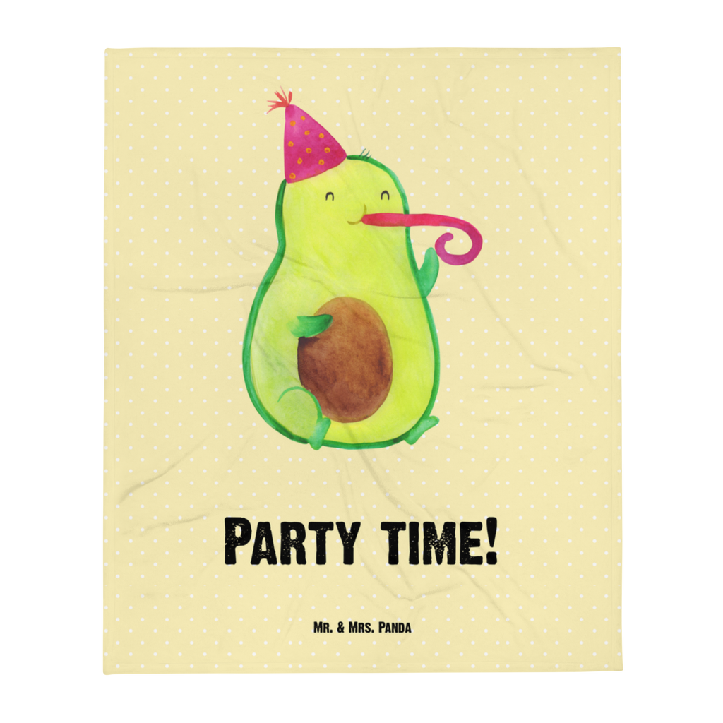Babydecke Avocado Party Time Babydecke, Babygeschenk, Geschenk Geburt, Babyecke Kuscheldecke, Krabbeldecke, Avocado, Veggie, Vegan, Gesund