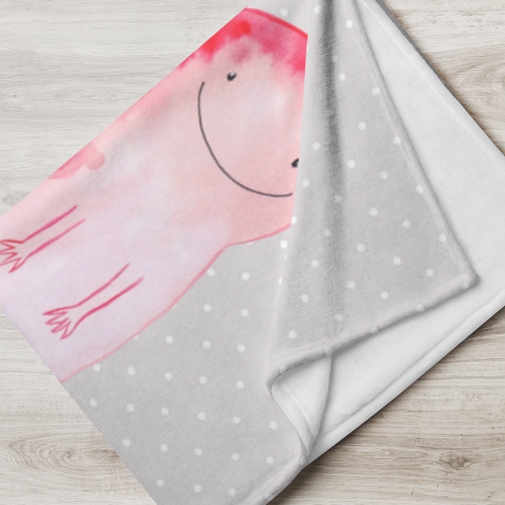 Babydecke Axolotl Axel+Lotte Axolotl, Axolot, Schwanzlurch, Lurch, Lurche, Liebe, große Liebe, Liebesbeweis, Freund, Verlobter, Ehemann, Jahrestag, Valentinstag Babydecke, Babygeschenk, Geschenk Geburt, Babyecke Kuscheldecke, Krabbeldecke  Axolotl, Molch