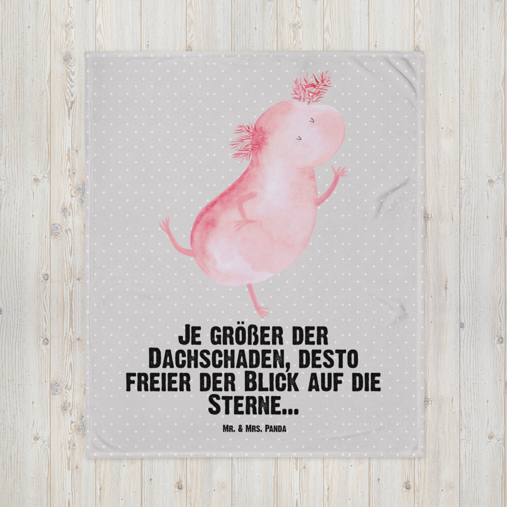 Babydecke Axolotl tanzt Babydecke, Babygeschenk, Geschenk Geburt, Babyecke Kuscheldecke, Krabbeldecke, Axolotl, Molch, Axolot, Schwanzlurch, Lurch, Lurche, Dachschaden, Sterne, verrückt, Freundin, beste Freundin