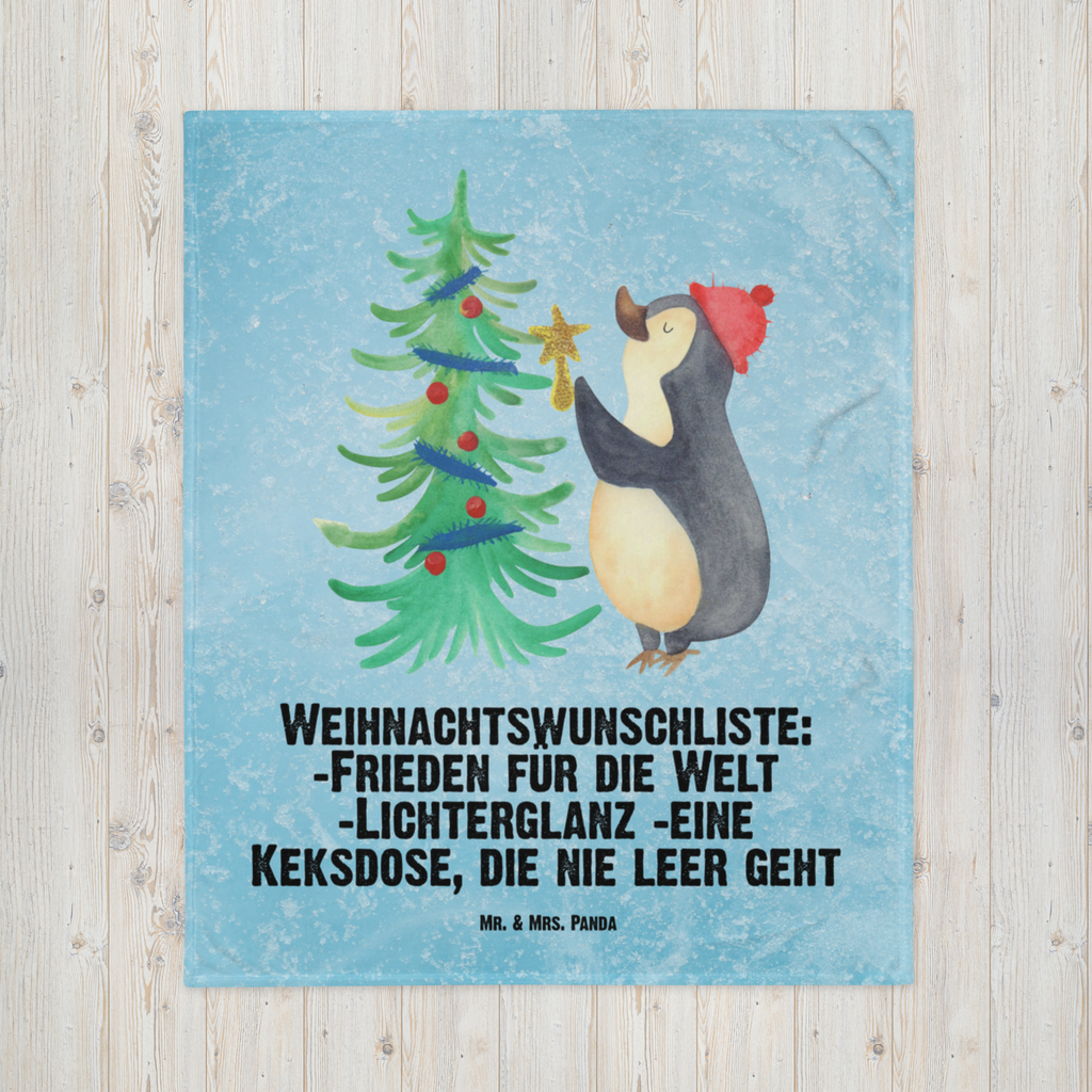 Babydecke Pinguin Weihnachtsbaum Pinguin, Weihnachten, Winter Babydecke, Babygeschenk, Geschenk Geburt, Babyecke Kuscheldecke, Krabbeldecke  Winter, Weihnachten, Weihnachtsdeko, Nikolaus, Advent, Heiligabend, Wintermotiv